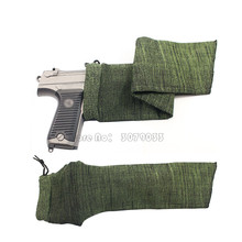 14" Airsoft Pistol Gun Sock Polyester Silicone Treated Moistureproof Handgun Cover Case Storage Sleeve Durable Holster Bag 2024 - buy cheap