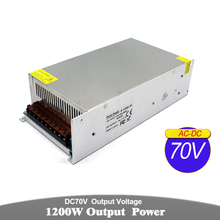 Power Supply dc70V 17.1A 1200w Power Source Driver Transformer 110V 220V AC to DC 60V Power Adapter For CNC Machine CCTV Motor 2024 - buy cheap