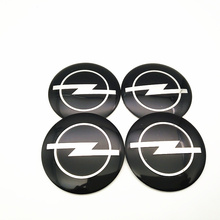 4 pçs 56.5mm de alumínio carro emblema roda centro hub adesivo aro emblema roda para opel logotipo do carro-estilo acessórios 2024 - compre barato