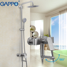 GAPPO-grifo de baño montado en la pared, conjunto de ducha de acero inoxidable, cascada 2024 - compra barato