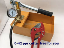 Ручной вакуумный водяной насос 4.0mpa для измерения давления воды, Бесплатные ножницы ppr для вас 2024 - купить недорого
