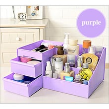 New style  Waterproof Makeup Box Drawer type Women Cosmetic Case Box Big Makeup Tools Make-up Pen Brush Desktop Storage Box 2024 - buy cheap