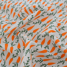 2018 новая оранжевая окрашенная в морковь натуральная хлопчатобумажная ткань для летнего платья тканевая ткань в пол для самостоятельной сб... 2024 - купить недорого