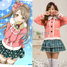 Anime LOVE LIVE Minami Kotori cosplay costume women lovely sweet winter clothing Love Live girls costumes daily casual clothes 2024 - buy cheap