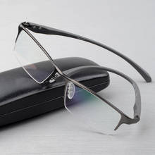 2019 Fashion Titanium rimless eyeglasses frame Brand designer Men Glasses suit reading glasses optical prescpriton lenses 2024 - buy cheap