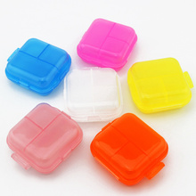 Portable Two Layers Plastic 3 Slots Storage Box Folding Jewelry Candy Case Vitamin Medicine Pill Container 2024 - buy cheap