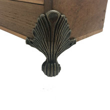 1pcs Antique Foot Brass Jewelry Wood Box Feet Leg Phoenix tail Shape  Corner Bracket Cabinet Protector For Furniture Hardware 2024 - buy cheap