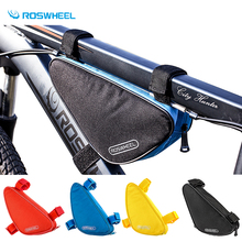 Roswheel bolsa quadrada para sela e quadro dianteiro de bicicleta, bolsa para ciclismo, mtb e organizador 2024 - compre barato