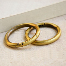 4 шт. винтажное круглое металлическое кольцо для ключей, пружинные пряжки для рукоделия, ручная работа, ручная работа, сумка, открывающее кольцо AU086 2024 - купить недорого