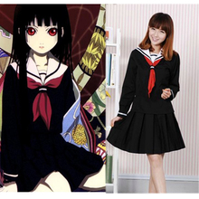 Fantasia japonesa de anime do inverno para meninas, uniforme feminino enma ia para halloween 2024 - compre barato