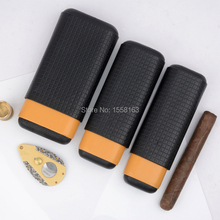 100% Original Package Discount Weekend Travel Cigar Holder Cohiba Cedar Wood 2/3 Tubes Cigar Holder Fit 54rings+63rings cigar 2024 - buy cheap