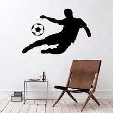 Decoración de fútbol con juegos de fútbol para niños, Mural de arte para el hogar, M-89 deportivos de vinilo 2024 - compra barato