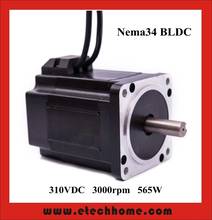 High Quality Nema34 Brushless DC Motor 310VDC 565W 3000rpm Square Flange 86 mm 2024 - buy cheap