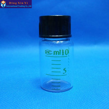 10ml1 0 pçs/lote frascos de vidro garrafas de amostra de vidro soro garrafa graduada pyrex ou duran vidraria 2024 - compre barato
