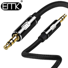 EMK Jack 3.5 Audio Cable 3.5mm Speaker Line Male Aux Cable for iPhone 6 Samsung galaxy s8 Car Headphone for Xiaomi redmi 4x 2024 - buy cheap