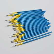 10pcs/set nylon hair blue rod hook line pen painting brush children DIY art supplies tool Art Stationery watercolor painting pen 2024 - buy cheap