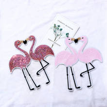 1Pcs Flamingo Sequin Patch Embroidery Applique For Clothes Sweater T-shirt Sew-On Iron-On Sticker DIY Clothes Decor Supplies 2024 - buy cheap