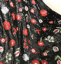 GLace 1Y/Лот Новая расшитая блестками ткань для платья цветной цветочный костюм ткань с блестками материал DIY TX851 2024 - купить недорого