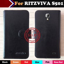 Hot!! RITZVIVA S501 Case Factory Price 6 Colors Dedicated Leather Exclusive For RITZVIVA S501 Phone Special Cover+Tracking 2024 - buy cheap
