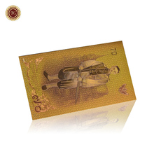 Wr cor cédula tailândia 70 aniversário ouro cédula dinheiro falso para coleção decoração lembrança presentes 2024 - compre barato
