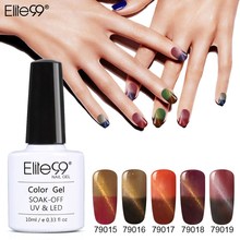 Elite99 3D Color Change Cat Eyes UV Gel Polish Soak Off Magnetic Nail Varnish Nail Art Semi Permanent Led UV Gel Nail Enamel 2024 - buy cheap