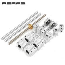 15pcs 400mm Optical Axis Guide Bearing Housings Linear Rail Shaft Support Screws Set 2024 - buy cheap