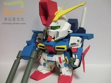 SD серии Gundam ZZ3d Бумажная модель DIY Ручная работа бумажные формовочные игрушки 2024 - купить недорого