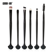 MAANGE Makeup Brushes 6Pcs Eyeshadow Brush Blending Eyebrow Make Up Brushes Synthetic Hair Beauty Cosmetics Kits Makeup Sets Kit 2024 - buy cheap