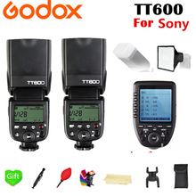 Função flash 2.4g godox tt600s, sem fio, sistema x-system gn60 ttl hss, speedlite + xpro-s, transmissor de disparo para câmera sony 2024 - compre barato