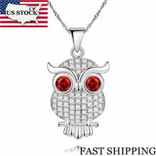 US STOCK 5% Anime Necklace Pendant Statement Necklace Women Owl Pendant Silver Jewelry Collier Bijoux Femme Boho Uloveido PN4352 2024 - buy cheap