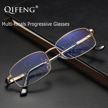 Multi-Focal Progressive Reading Glasses Men Women Presbyopic Diopter Eyeglasses Eyewear +1.0+1.5+2.0+2.5+3.0+3.5 QF214 2024 - buy cheap