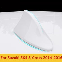 Автомобильная антенна плавник акулы авто радиосигнала антенны на крышу внешней отделки аксессуары для Suzuki SX4 S-Cross 2014-2016 2024 - купить недорого
