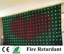 P18 2 м x 4 м Светодиодная ткань DMX светодиодная занавеска для видения RGB сценическая светодиодная занавеска с контроллером и программами 2024 - купить недорого