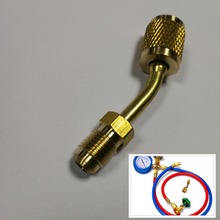 Adaptador de puerto de servicio sin conductos R410a, 5/16 ", SAE hembra a SAE macho de 1/4" 2024 - compra barato