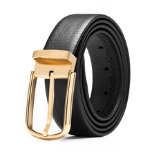 high quality Men's Belt 100% cowhide Genuine Leather Belt For men Luxury brand designer Pin buckle birthday present 2024 - buy cheap