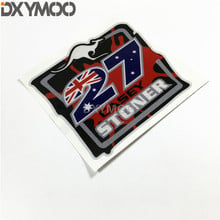 MOTO GP Racing Motocross Bike UK Flag Sticker Bumper Car Styling for Stoner Casey 27 Kagaroo 10x9.8cm 2024 - buy cheap