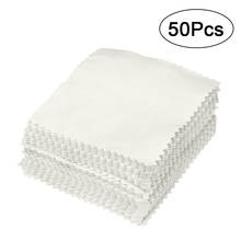 50pcs 8x8cm Jewelry Cleaning Cloth Polishing Cloth for Sterling Silver Gold Silver- Beads 2024 - buy cheap