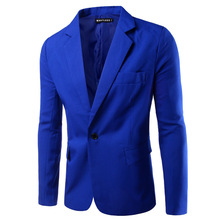Мужской приталенный пиджак, деловой Повседневный пиджак на одной пуговице, деловой пиджак, 2019 2024 - купить недорого
