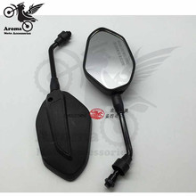 pro black 10mm motorcycle rearview mirror for yamaha 8mm motorbike rear view mirror for honda suzuki kawasaki KTM moto parts hot 2024 - buy cheap