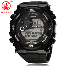 Mens Sports Watches OHSEN Brand Alarm Chronograph Date Digital Watch Men LED 50m Swim Wristwatch Military Watch Hombre Relogios 2024 - buy cheap