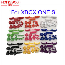 Juego de 5 botones de gatillo para Microsoft Xbox One S, parachoques RB LB de plástico sólido, Kit de Mod para mando Delgado, palo analógico Dpad 2024 - compra barato