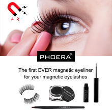 PHOERA Women Makeup 3D Reusable Magnetic False Eyelashes Magnetic Eyeliner Mink Lashes Ultra-thin Extension Thick Cross Tool 2024 - buy cheap