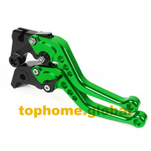 For KAWASAKI NINJA H2 / H2R 2015 - 2019 Shorty  CNC Clutch Brake Levers Green Adjustable 2016 2017 2018 2024 - buy cheap