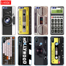 Funda de silicona para Xiaomi Mi 8, 8SE, A1, A2, 5 5S, 5X, 6, Mi5, MI6, NOTE 3, MAX, Mix 2, 2S, cintas de Cassette, teclado Boombox 2024 - compra barato