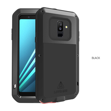 LOVEMEI-funda de aluminio y Metal antigolpes para Samsung Galaxy A6 2018/A600FN, resistente a la suciedad, con cristal de gorila 2024 - compra barato