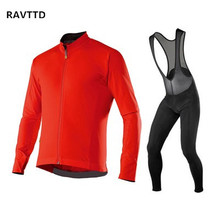 Camisa de ciclismo com manga comprida e calças bib, conjunto de roupas para ciclismo, maiô, ciclismo, moda inverno 2024 - compre barato