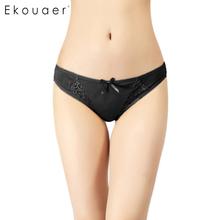 Ekouaer Women Underwear Sexy Lingerie Panties Solid Thongs Seamless G-String Briefs Panty Underpant Intimates Briefs 2024 - buy cheap