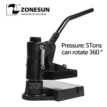 Zonesun 8360 máquina de amostragem de pressão da mão, máquina de carimbo de couro do molde da faca do laser, molde de couro manual/máquina de corte de morrer 2024 - compre barato