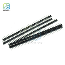 5PCS 40Pin 2.54mm Female Single Row Round Straight Pin Header Strip Connector For Arduino 2024 - buy cheap