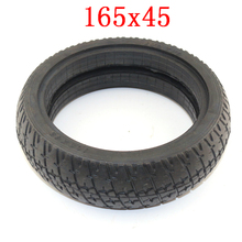 165x45 tyre 6.5 inch Solid Tire tyre has grooves fits Hoverboard Self Balancing Electric Scooter 2024 - buy cheap